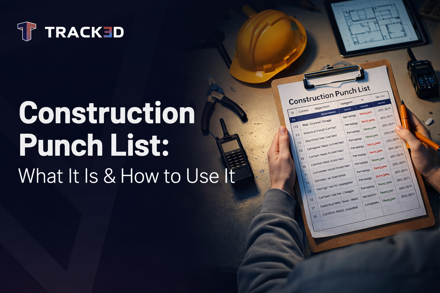 Construction Punch List