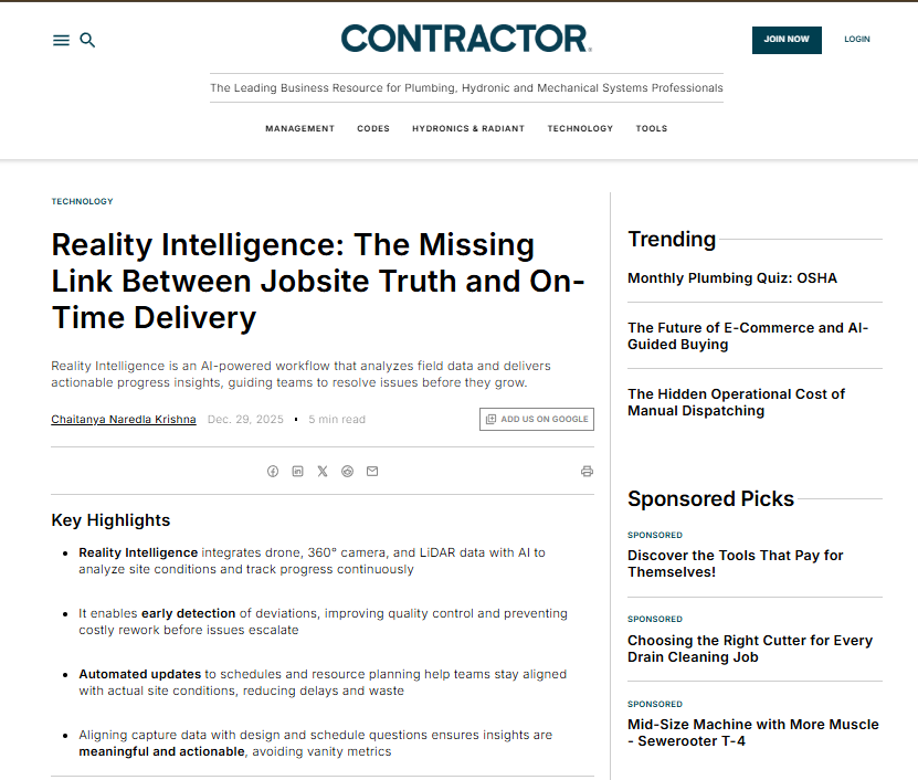 Reality Intelligence