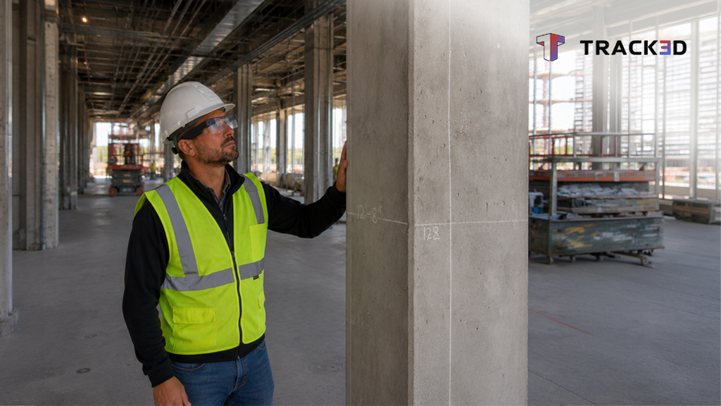 Superintendent using Meta Glasses during a construction site walkthrough
